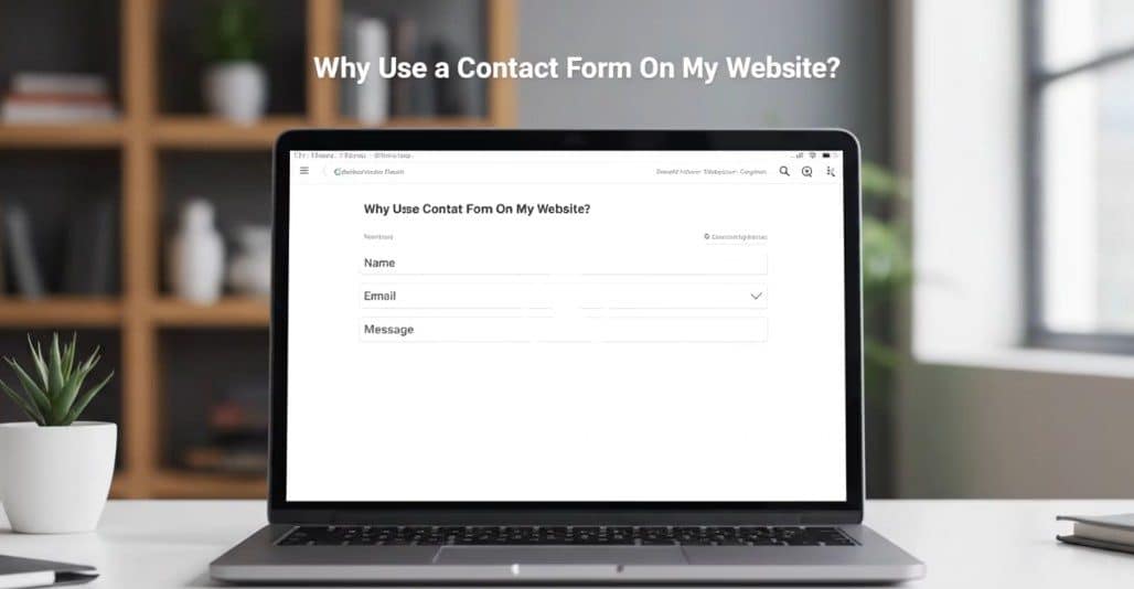 using a contact form on my website