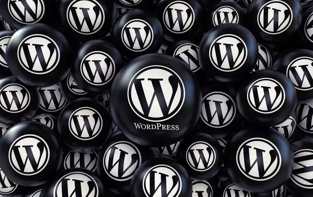 wordpress buttons black
